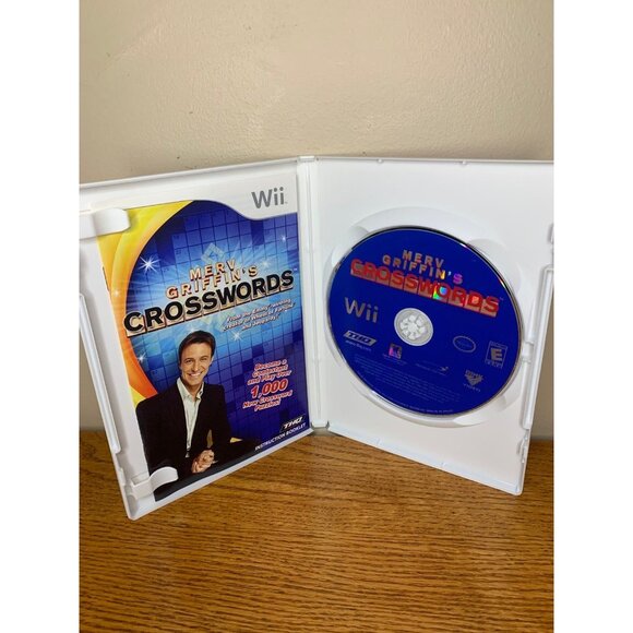 Merv Griffin's Crosswords (Nintendo Wii, 2008) with manual - Picture 2 of 2